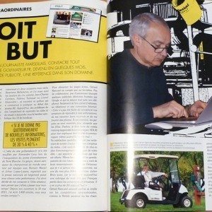 Golf Européen a consacré deux pages à Golfamateur.fr