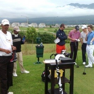 La reconnaissance du parcours de l’Oubaai Golf Club au programme