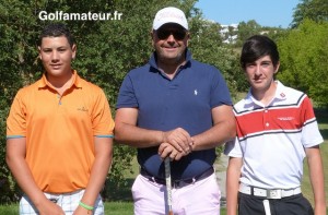 Kylian Cavdar, Lionel Gamarra et Andrea Milazzo