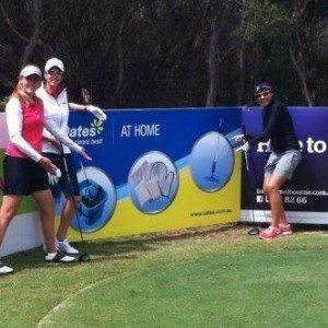 Isabelle Boineau au départ du Oates Victorian Open