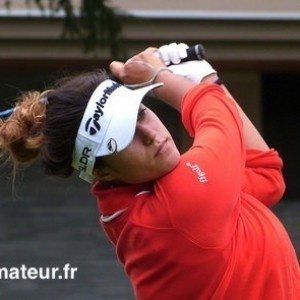 Manon Gidali dans le groupe de tête au SunTrust Gator