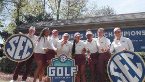L'équipe d'Adela Cernousek a remporté le SEC Women's Golf Championship.