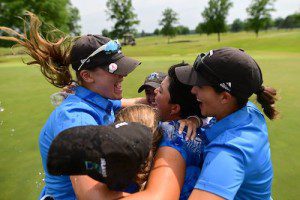 Lucie Charbonnier et ses partenaires ont remporté pour la 3e fois d'affilée le PGA Works Women's Championship.